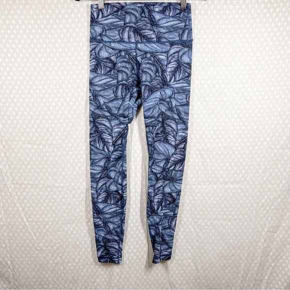Lululemon Blue Jungle Alpine Wunder Under High Rise Leggings - Picture 2 of 5
